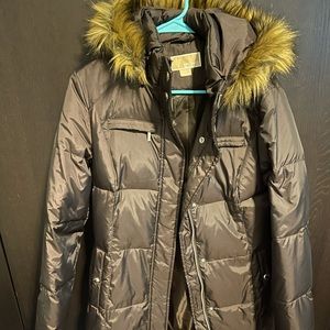 Brown Michael Kors winter jacket